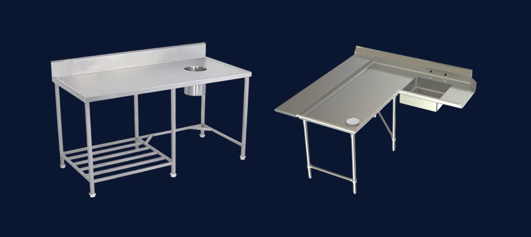 Soiled Dish Landing Table